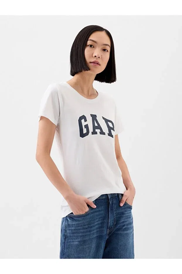 Женская футболка с принтом Gap, Off-White
