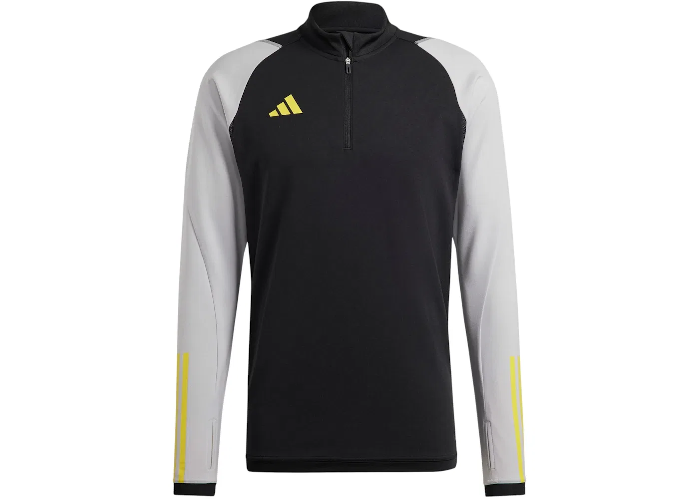 Мужская куртка Tiro 23 Competition Adidas, Black Team Light Grey Impact Yellow