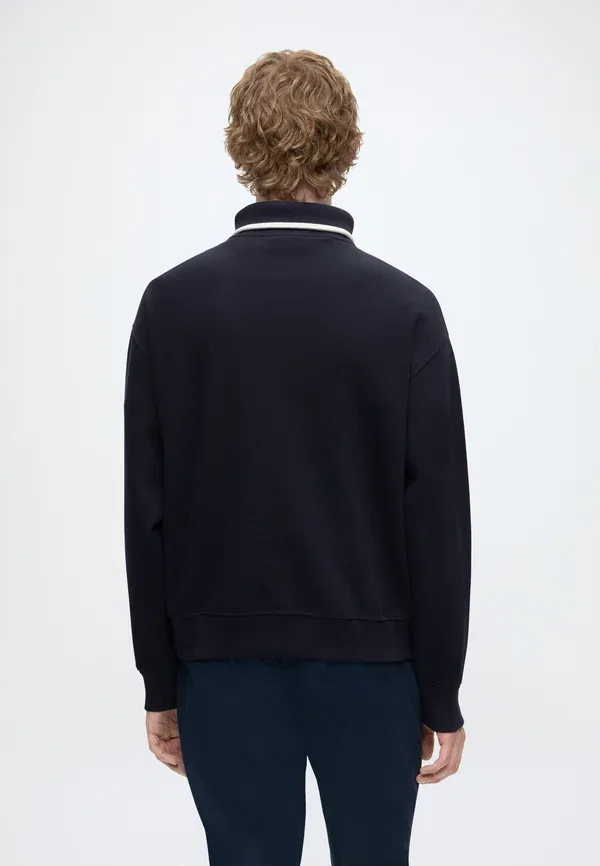 Толстовка Lacoste темно-синяя — фото 3