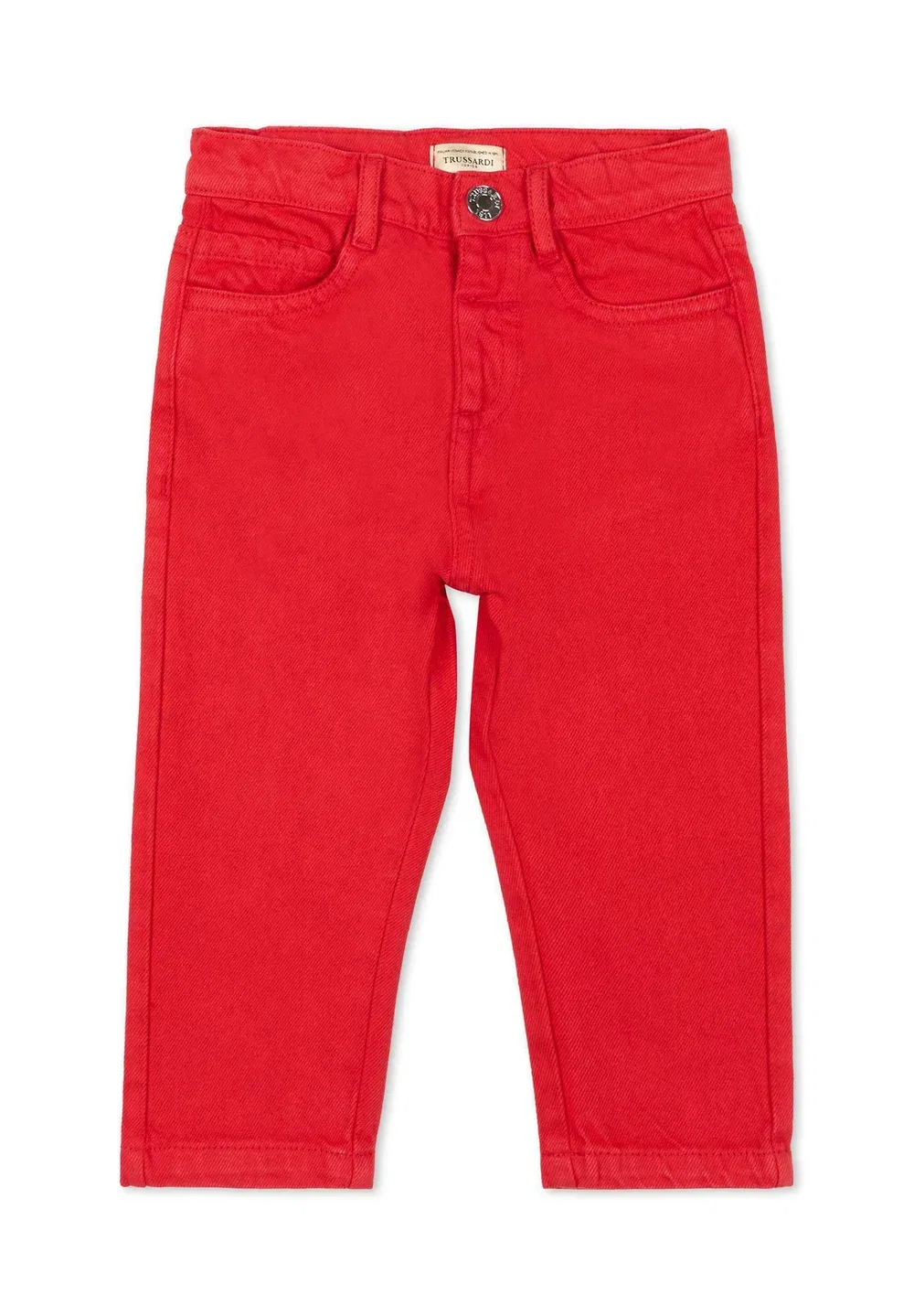 Pantaloni - джинсы прямого кроя Tru Trussardi Junior, Red