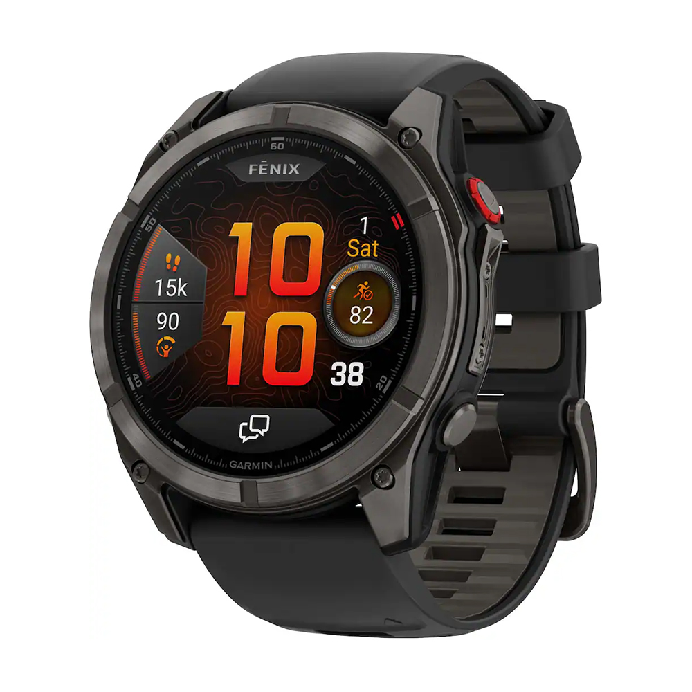 

Умные часы Garmin Fenix 8 Pro, Sapphire, AMOLED, 51 мм, LTE, черный/темно-серый