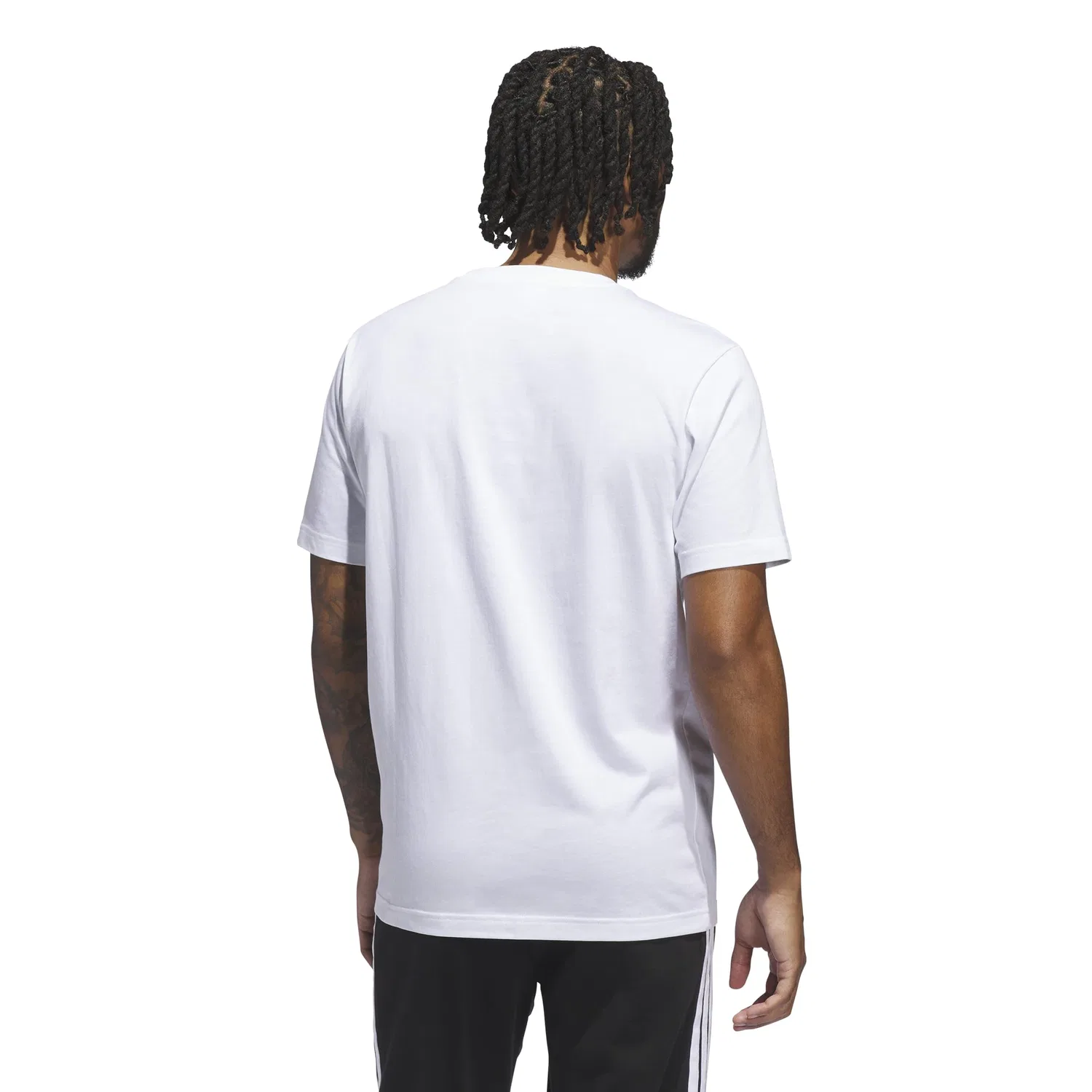 Мужская футболка с камуфляжным принтом Camo Shape Graphic adidas, 2-White — фото 4