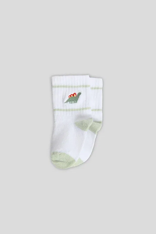 Детские носки для мальчиков хлопковые Nbt Bsc, White