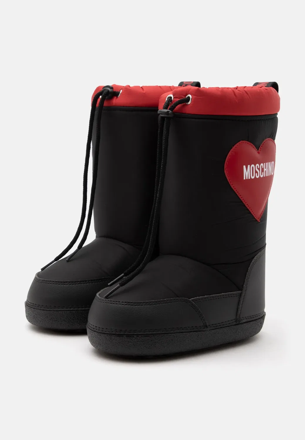 Зимние ботинки Moschino, Black/Red — фото 2
