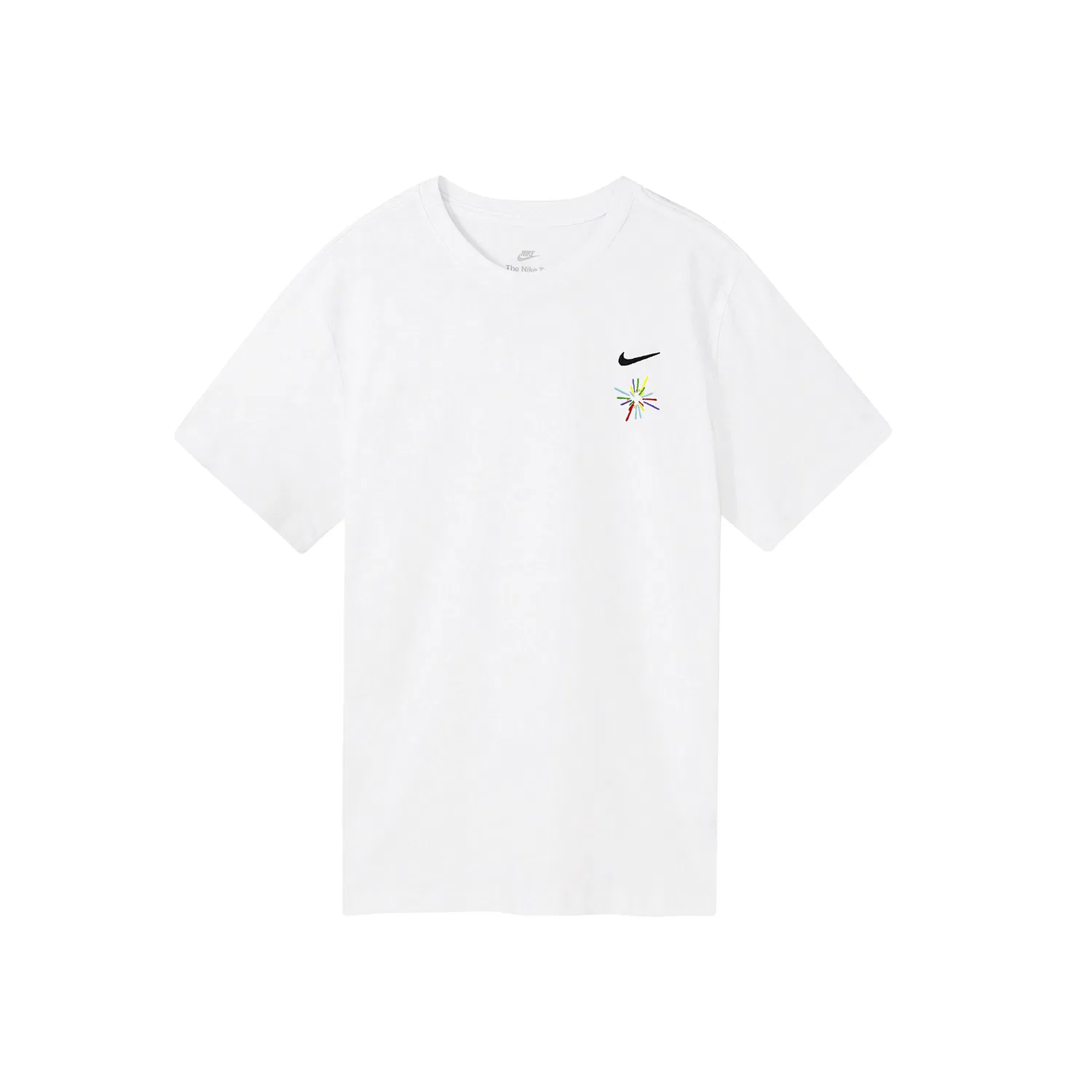 Футболка с круглым вырезом, прямая посадка, Nike, White
