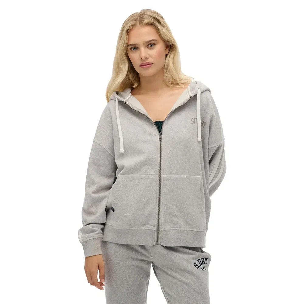 Женский свитшот с капюшоном Athletic Essentials Superdry, Grey