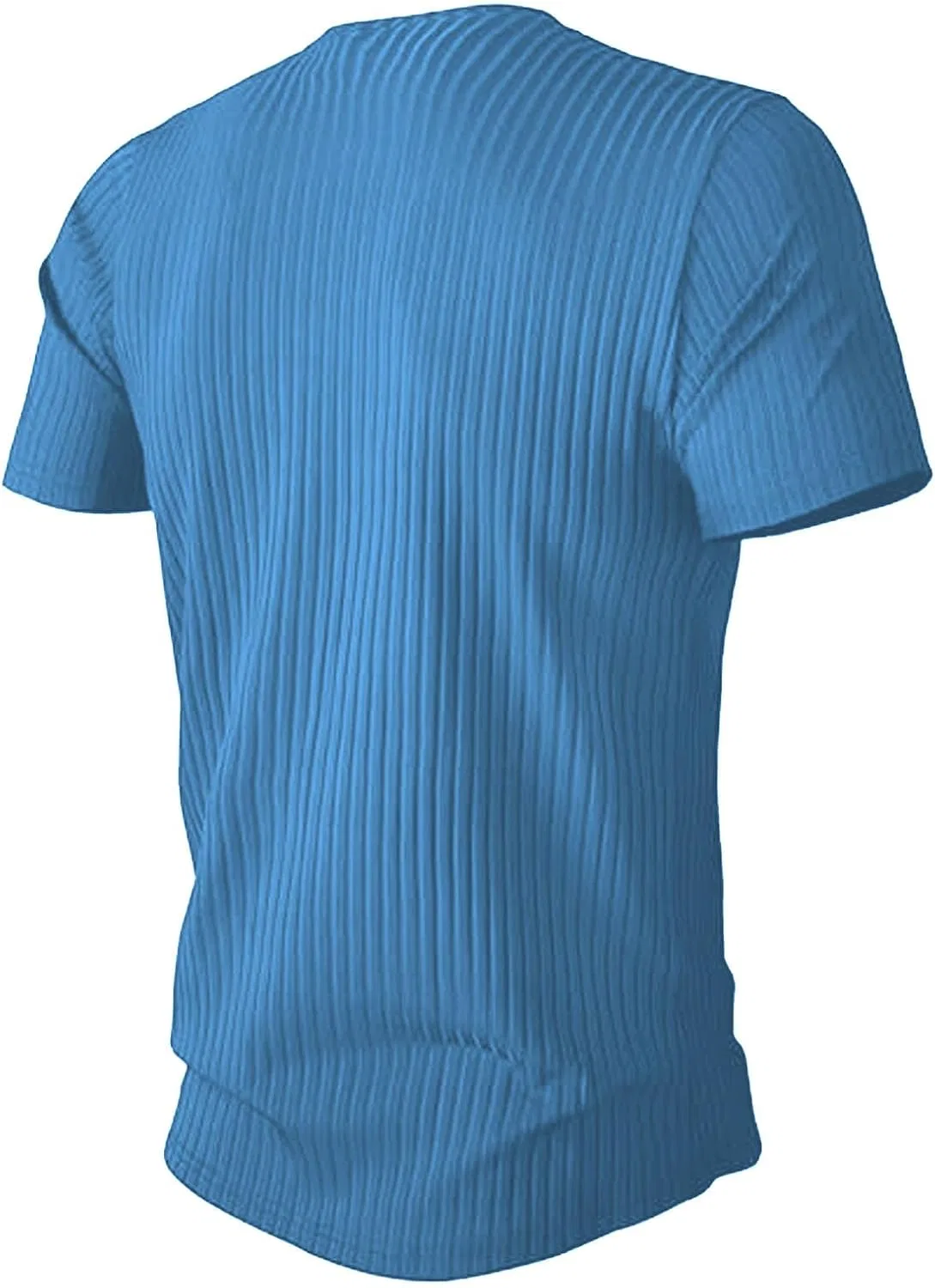 Мужская футболка с круглым вырезом Cotton, Blue — фото 3