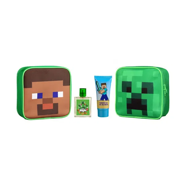 Детская туалетная вода с гелем для душа Estuche Minecraft, 50 мл