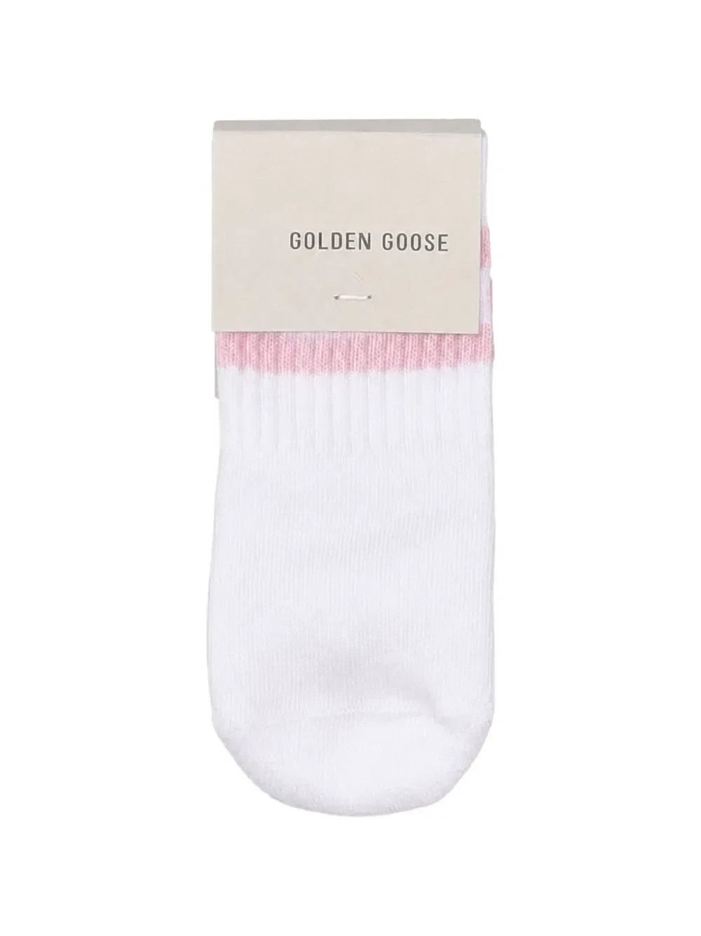 Рифленые носки со звездами Golden Goose Kids, белый