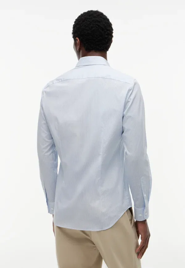 Рубашка с принтом в полоску Tommy Hilfiger Cloudy Blue/White, белый/голубой — фото 3