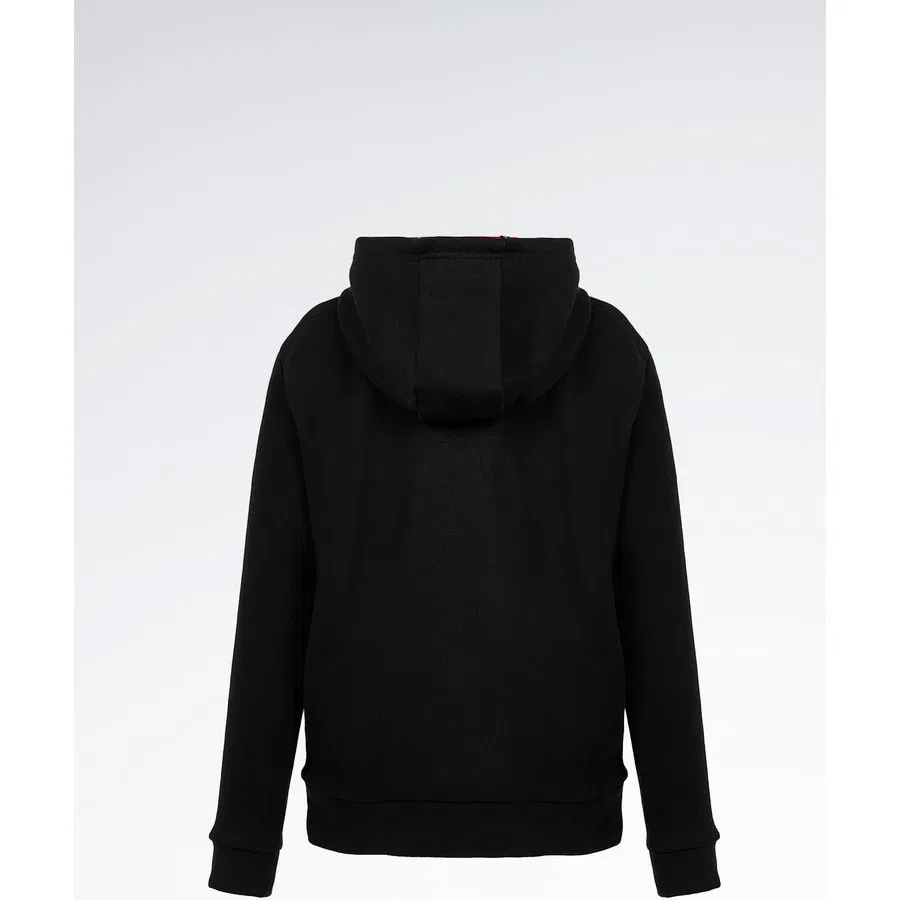 Детский свитшот с капюшоном Reebok Big Intl Fleece Hoo, Темно-синий — фото 2