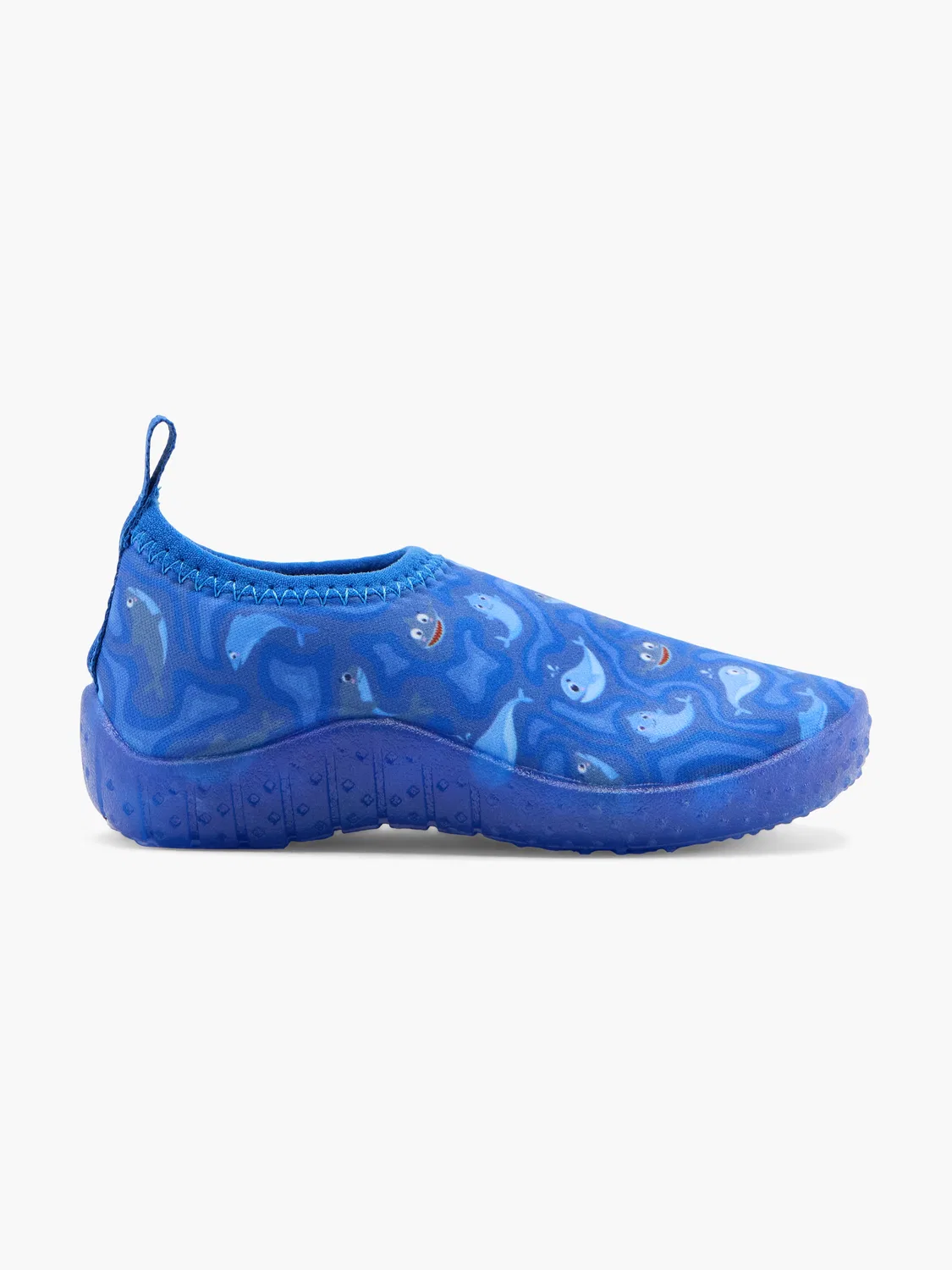 Детские водные тапочки с эластичной вставкой Blue Fin, синий