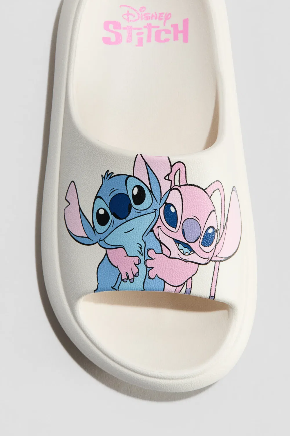 Детские сандалии бассейновые с принтом Moulded Pool Shoes H&M, Cream/Lilo & Stitch — фото 3