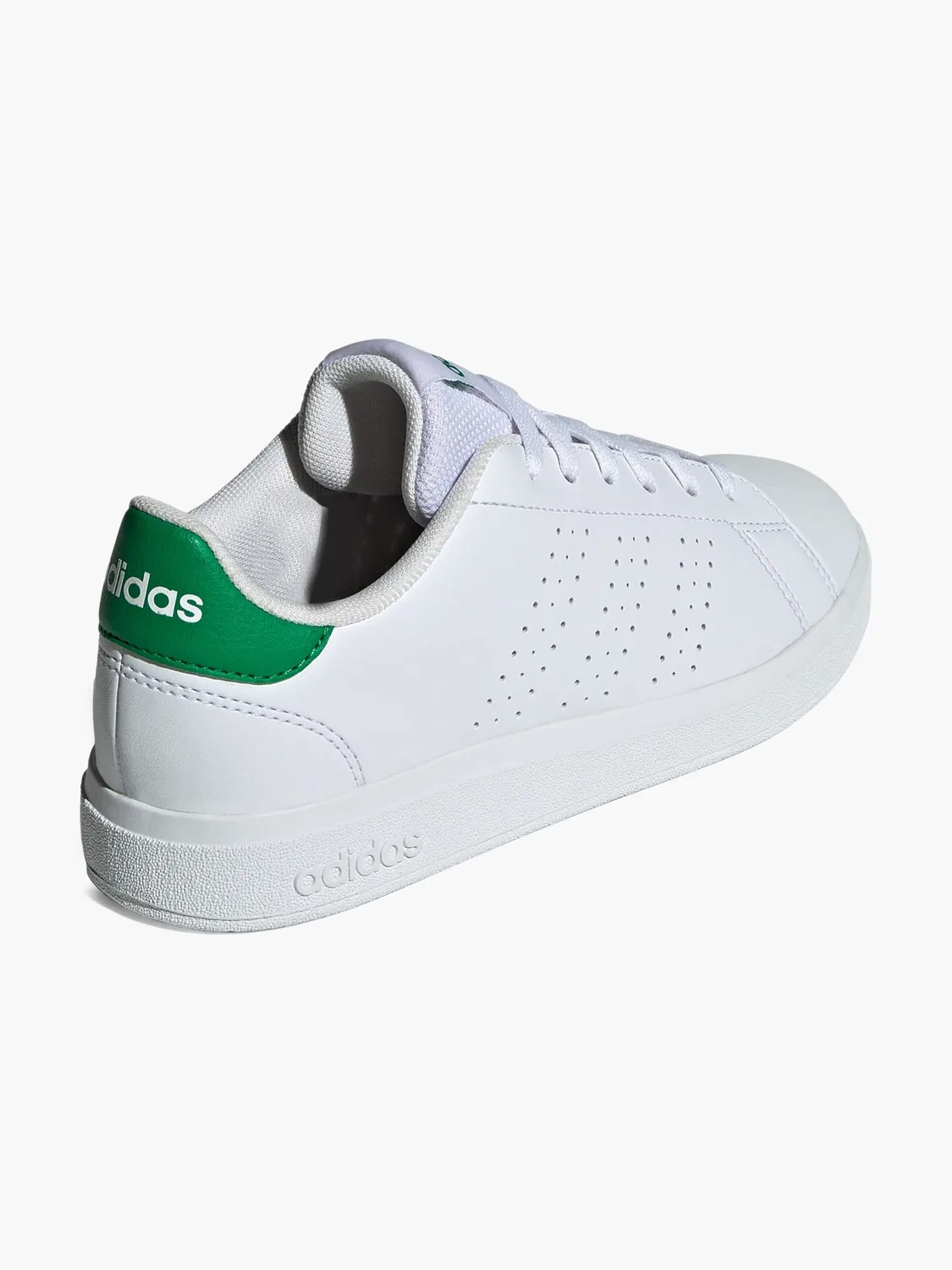 Детские тренировочные кроссовки со шнуровкой Adidas, белый — фото 4