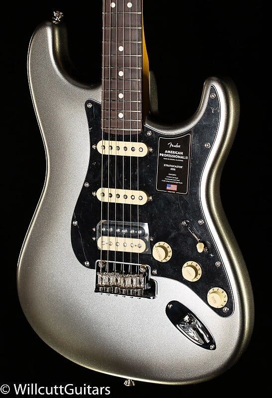 

Fender American Professional II Stratocaster HSS Накладка на гриф из палисандра Mercury (292)