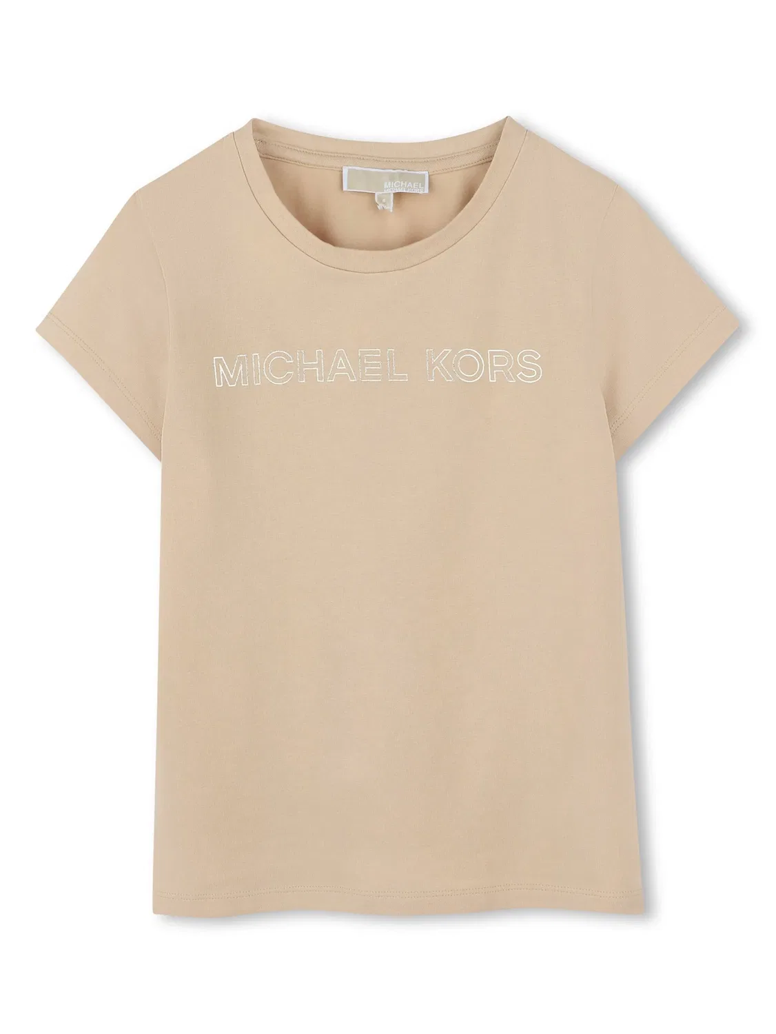 Футболка с логотипом Michael Kors, песочно-бежевый