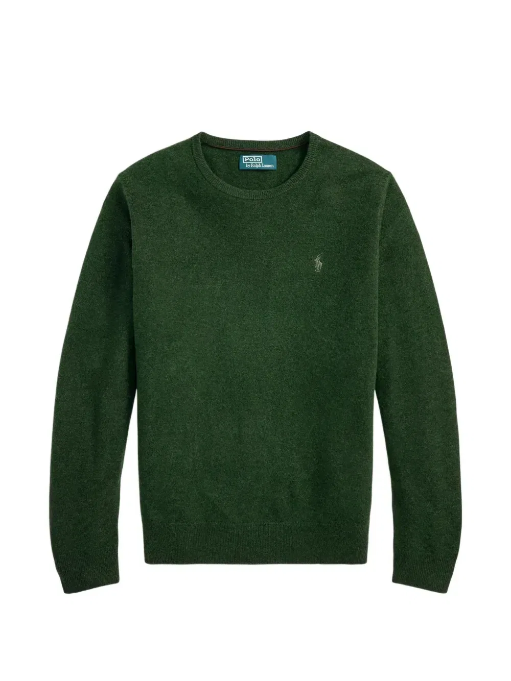 Свитер с вышивкой Pony Polo Ralph Lauren, зеленый