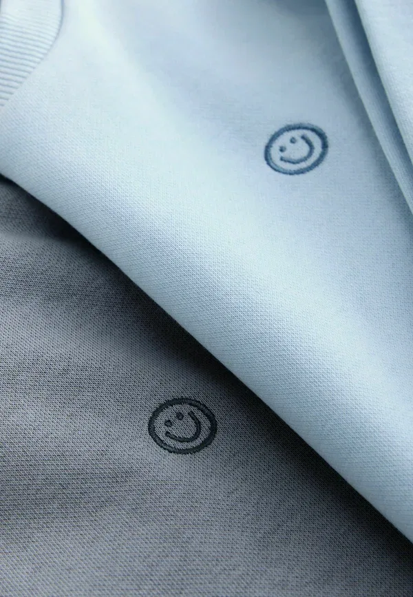 Комплект из 2 свитшотов Smiley Regular Fit Next, синий, желтый — фото 4