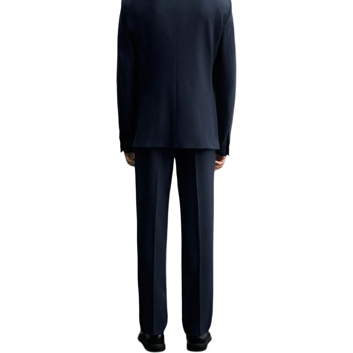 Мужские классические брюки темно-синие ZARA, Dark Blue — фото 4