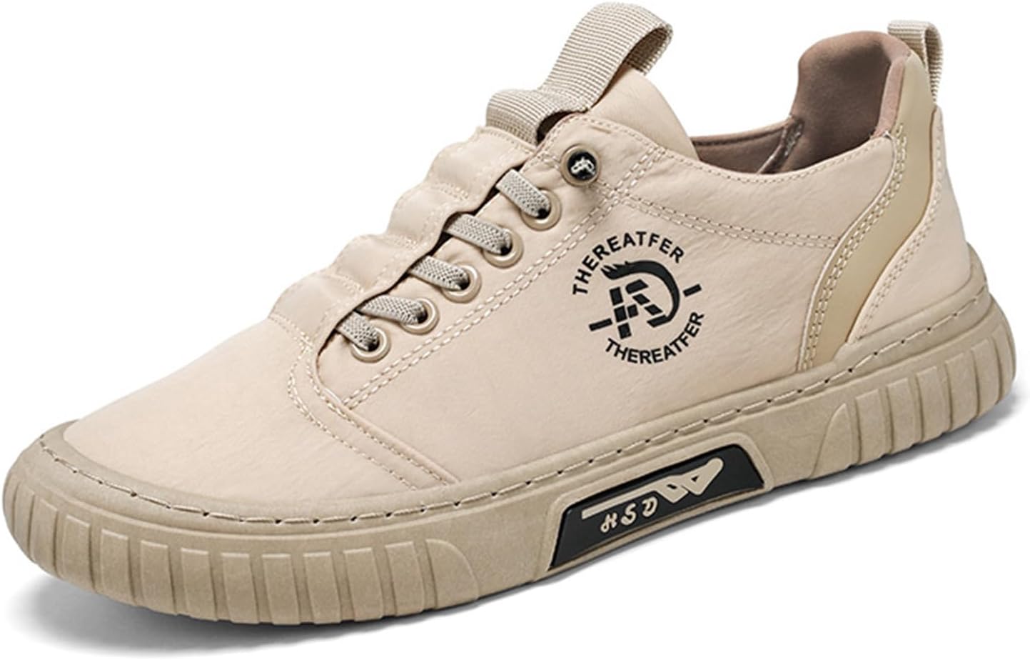 

Мужские повседневные дышащие прогулочные туфли, удобные кроссовки для скейтборда Generic, хаки