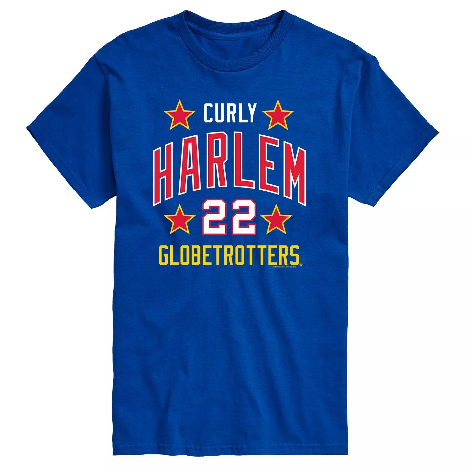 

Футболка с фигурным узором Big & Tall Harlem Globetrotters Licensed Character, синий