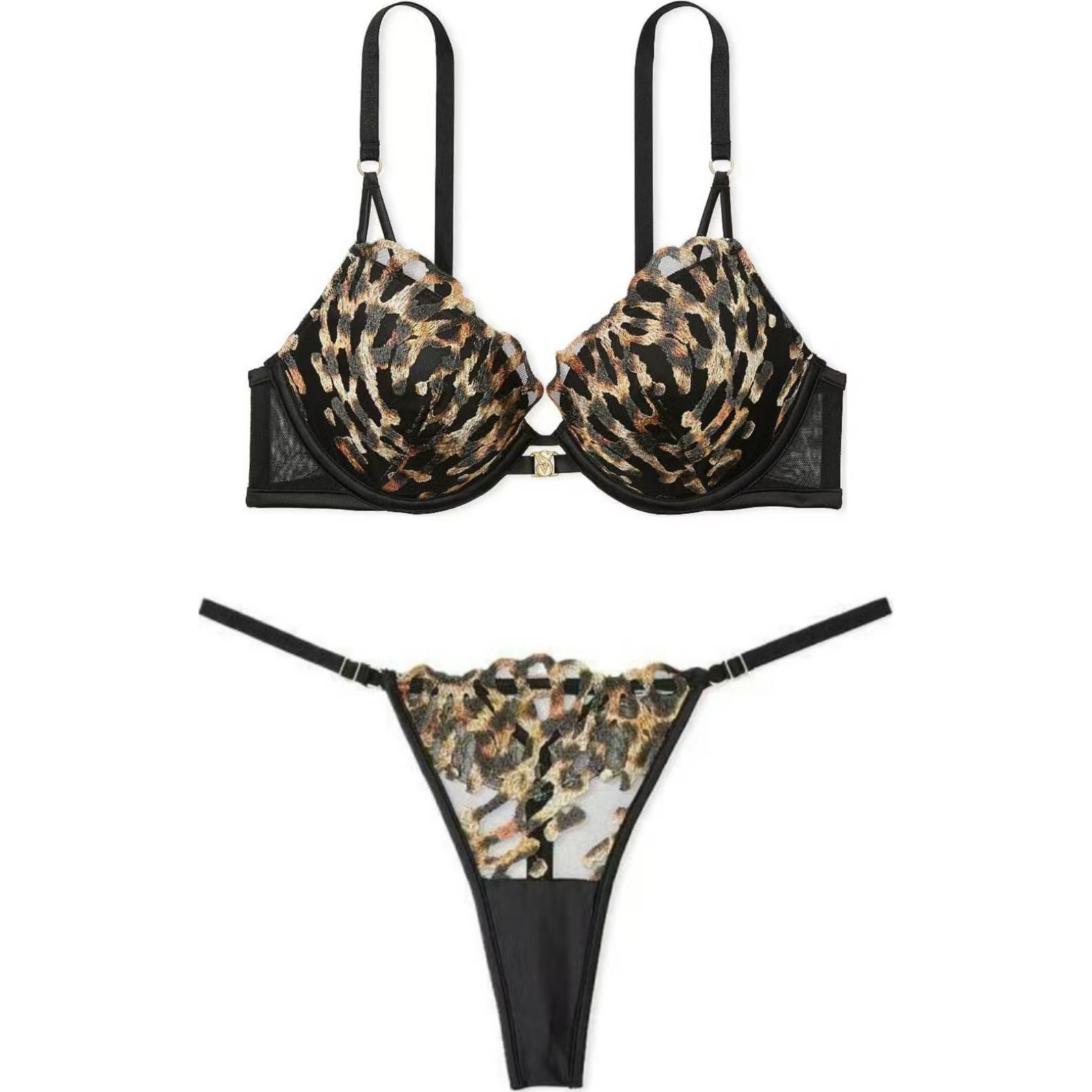 

Victoria's Secret Женский комплект белья Black All Over Print