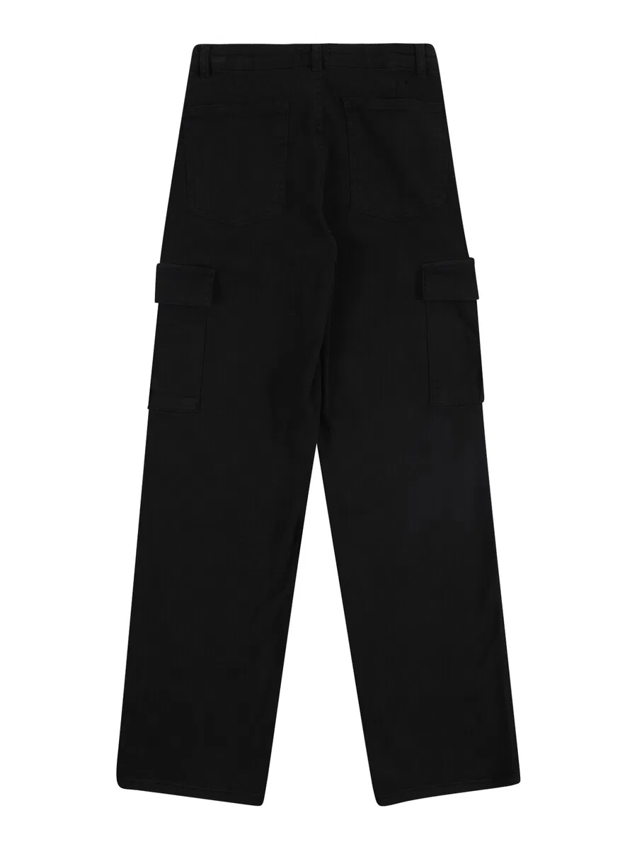 Брюки ONLY GIRLS Regular Pants 'KOGYarrow-Vox' черного цвета — фото 2