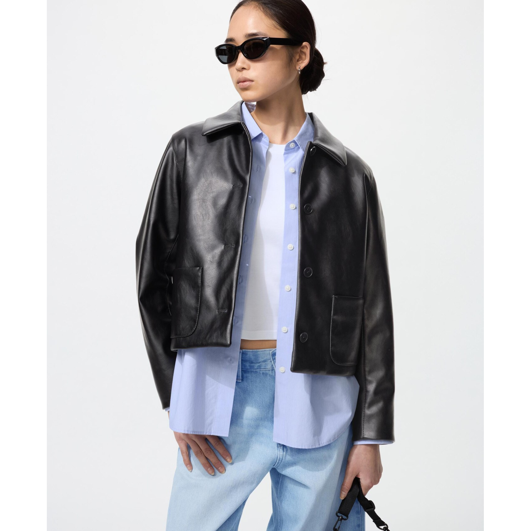 

Короткая куртка женская Uniqlo, 09 черный
