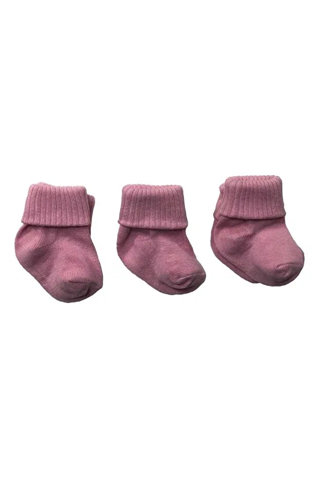 Детские носки хлопковые 3 пары Basics Neocotton, Rose Dry