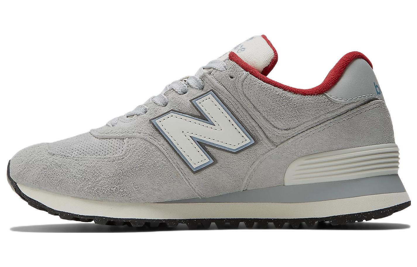 Кроссовки New Balance Wmns 574 'Grey Blue Varsity Red', серый (размер RU 38)