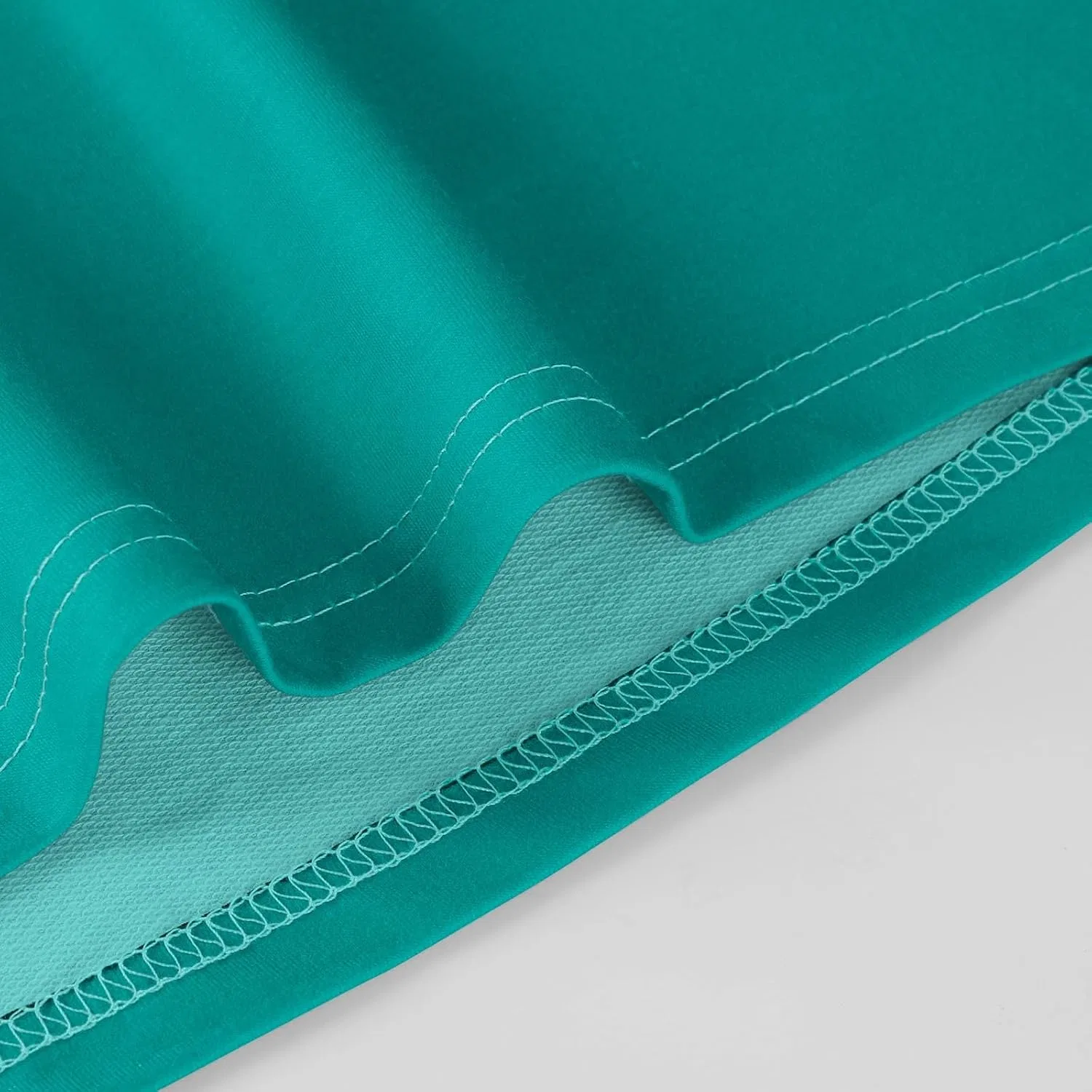 Мужская футболка с длинным рукавом хенли, Turquoise — фото 3