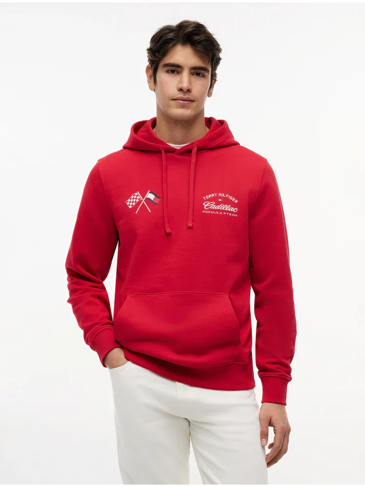 Худи TOMMY HILFIGER Cadillac Varsity Graphic, Red