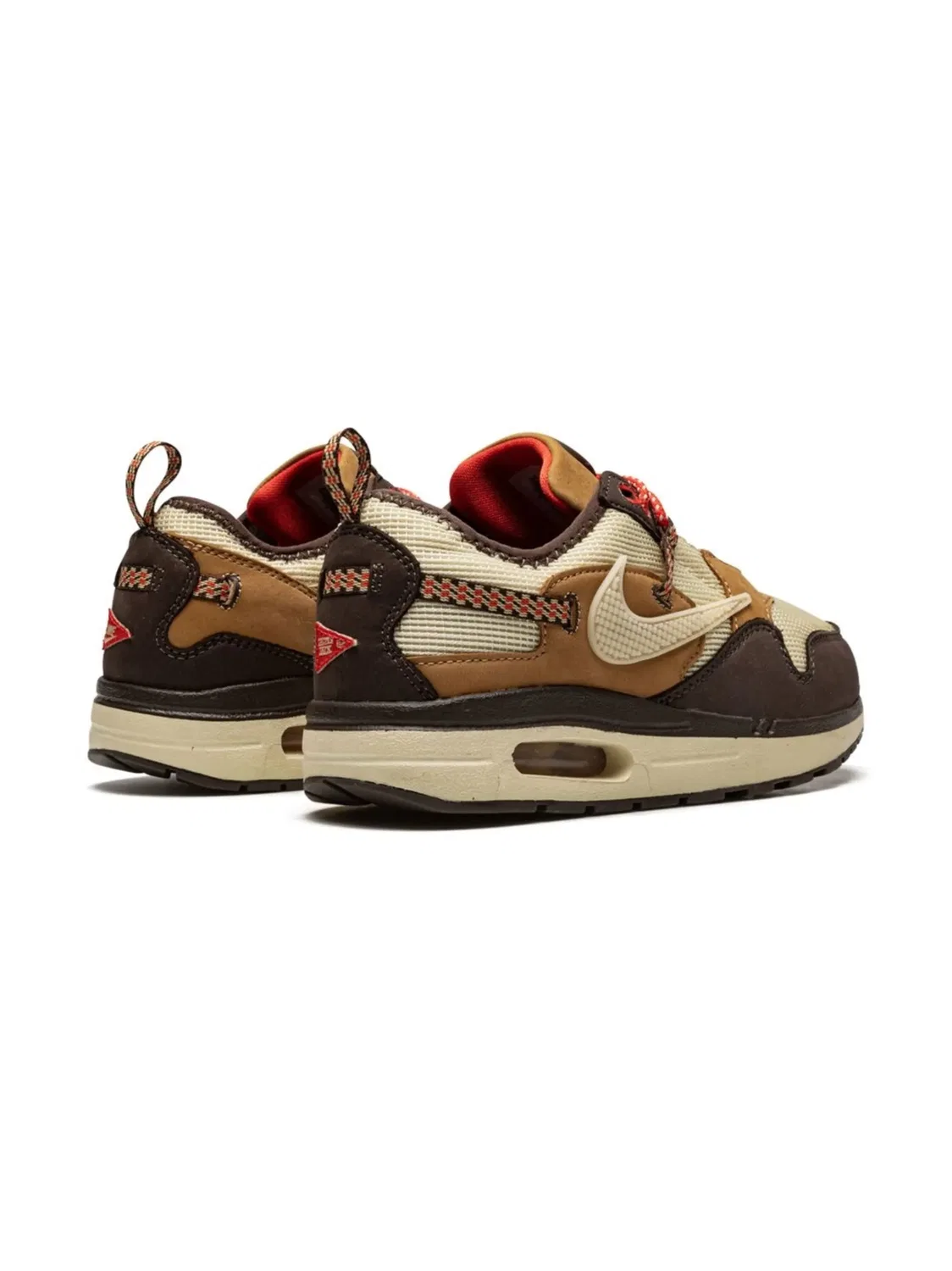 Кроссовки Air Max 1 "Cactus Jack" Nike, коричневый — фото 4