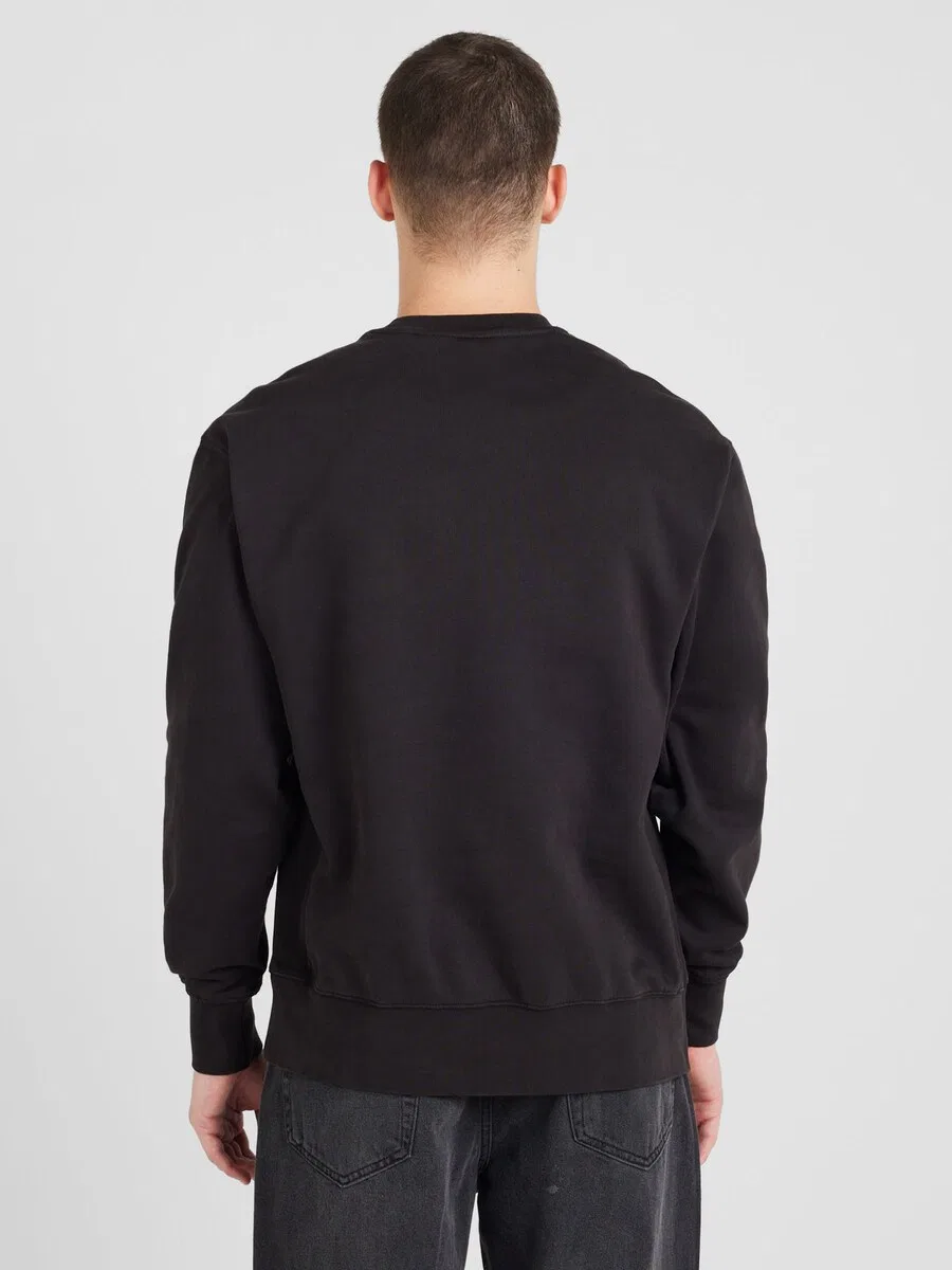 Толстовка LEVI'S «Authentic Crewneck Sweatshirt» черного цвета — фото 4
