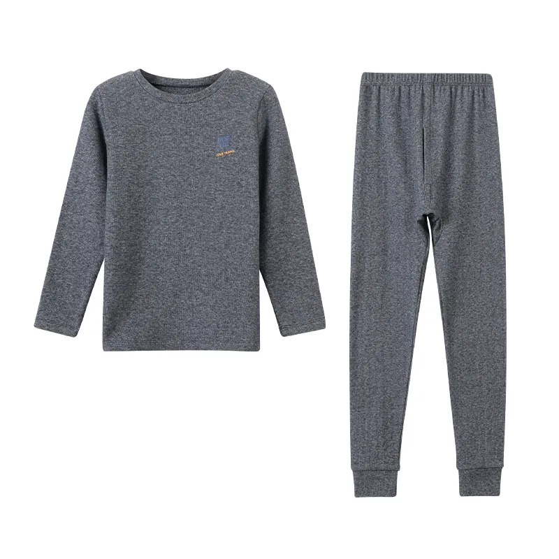Детский комплект белья с длинным рукавом Red Bean, Цвет 卢 gray-green — фото 3