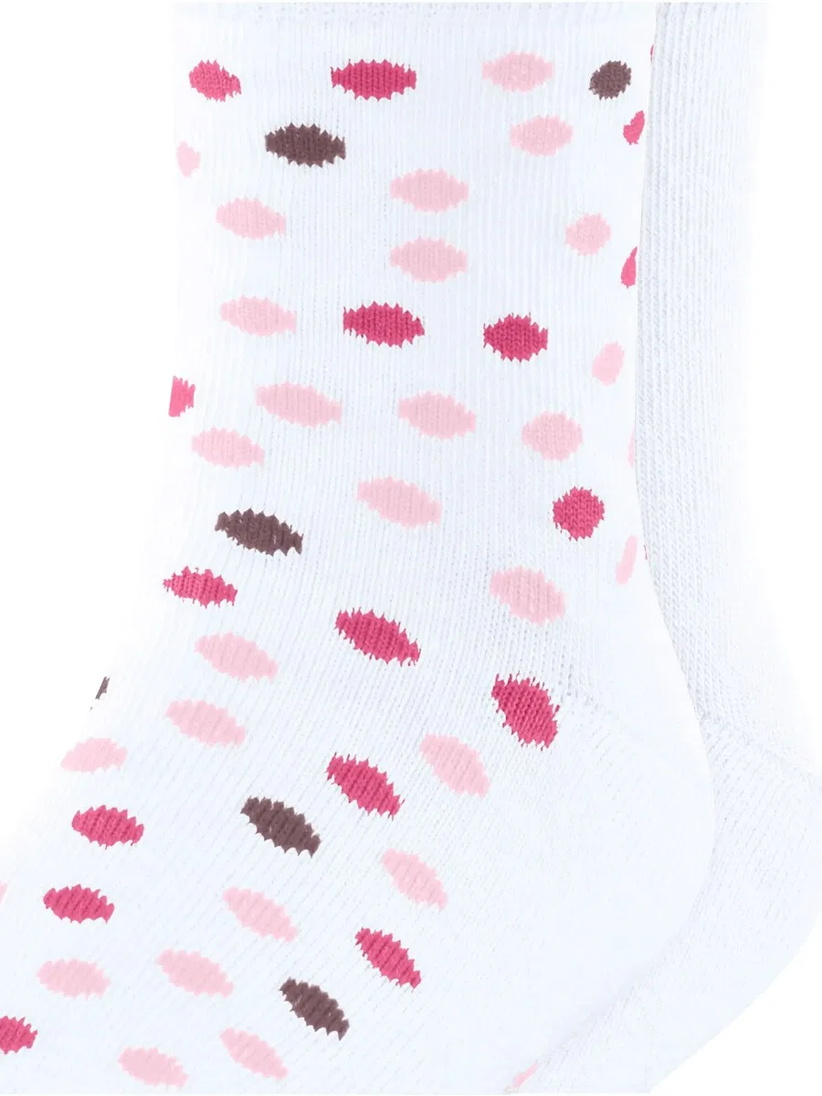 Набор из двух носков ESPRIT 'Happy Dot' белого цвета — фото 4