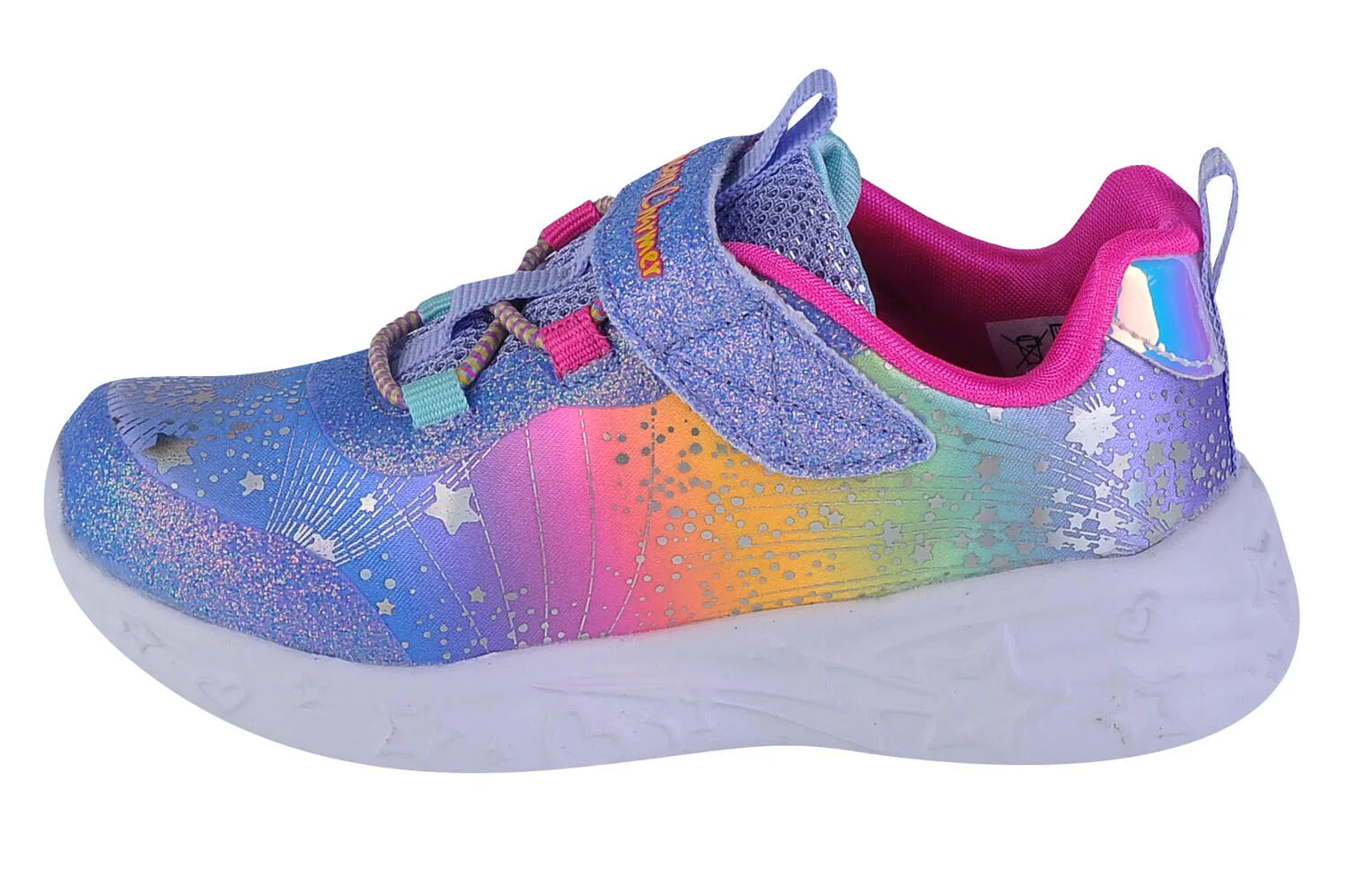 Детские кроссовки для девочек со светящейся подошвой Unicorn Charmer Skechers, Blau Bunt — фото 2