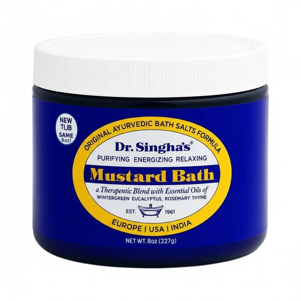 Банные соли для ванны Dr. Singha's, 227 г, Аромат Eucalyptus