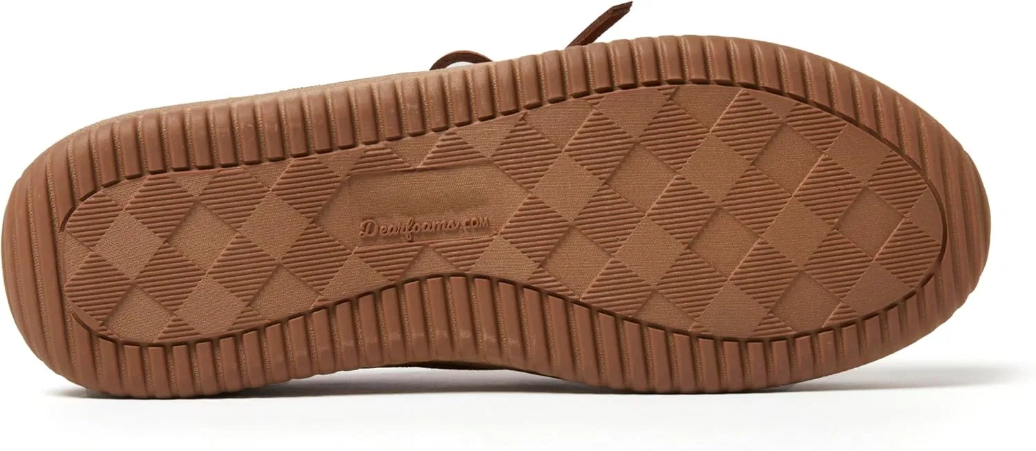Тапочки мужские с галстуком Dearfoams, каштановый — фото 4