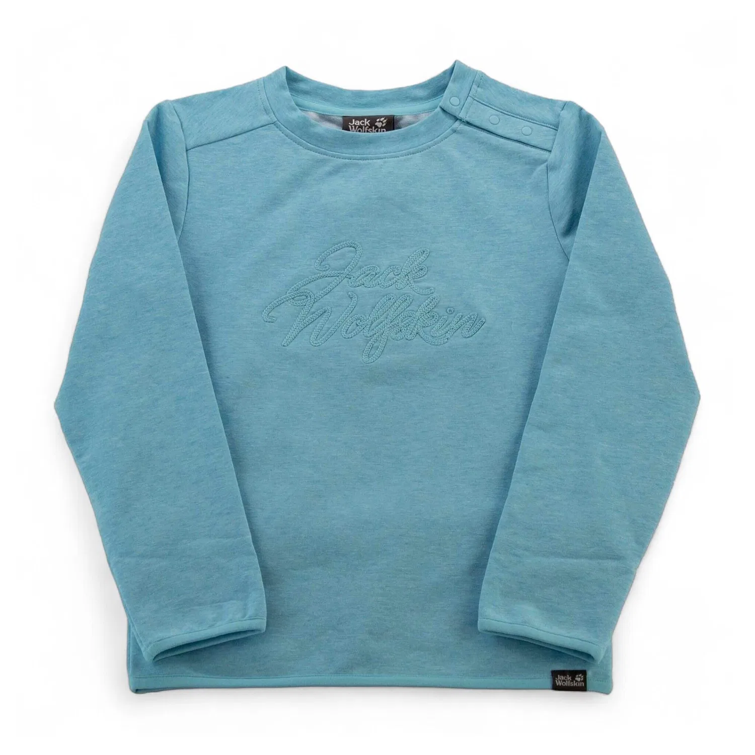 Детский свитшот с принтом Terrie Sweater Jack Wolfskin, Blau — фото 2