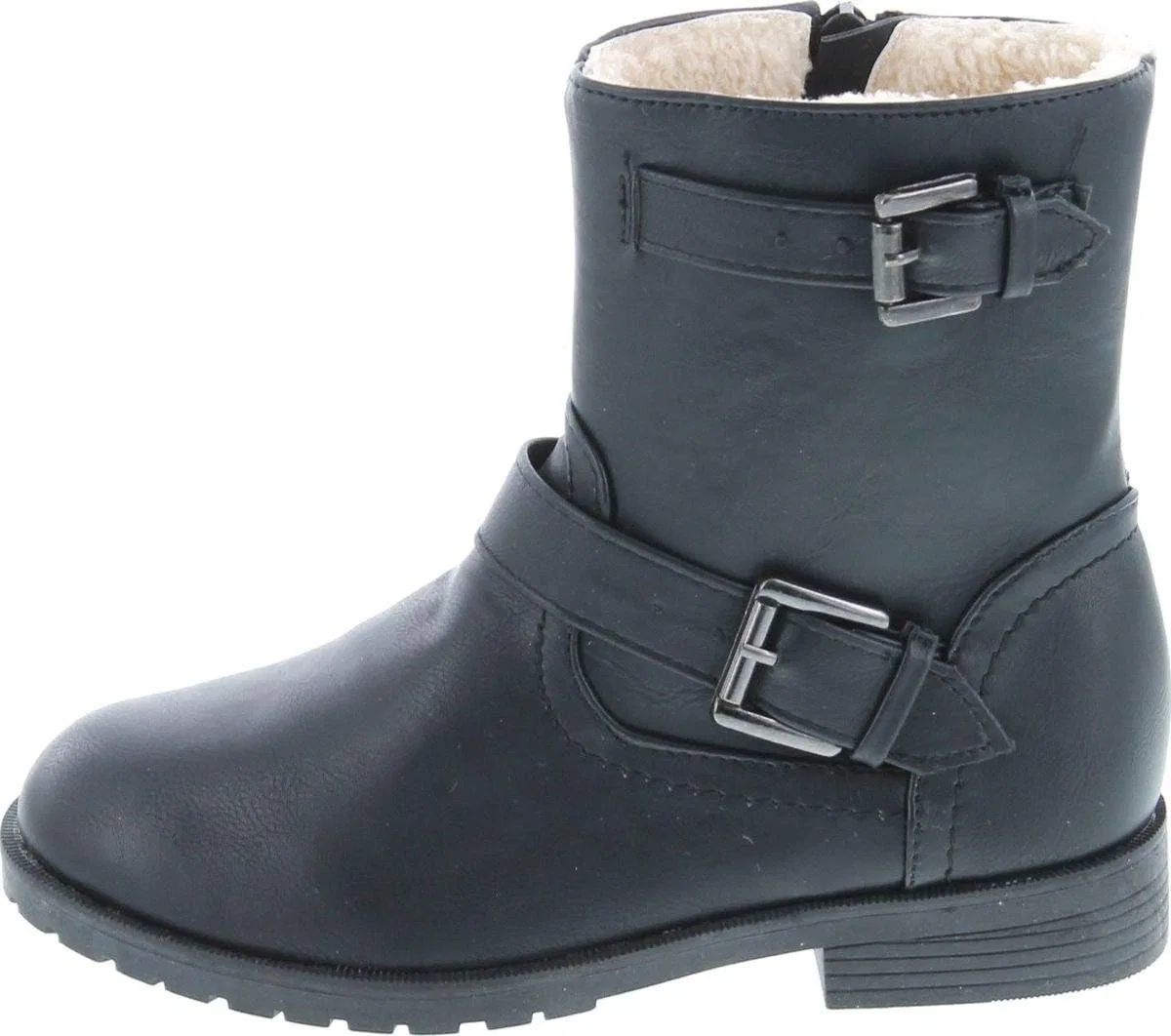 Детские ботинки для девочек с принтом Static Footwear, Black — фото 2