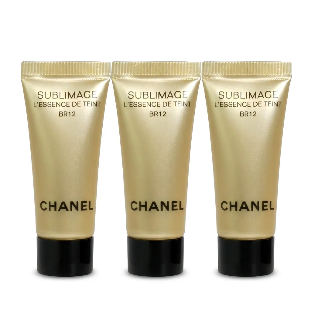 Женский набор пробников тонального крема CHANEL, 5 мл x 3, Essence Liquid Foundation, Black