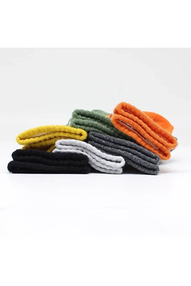 Детские носки для девочек в полоску 6-Piece baby socks (with hoop) Bistyle, Orange — фото 2