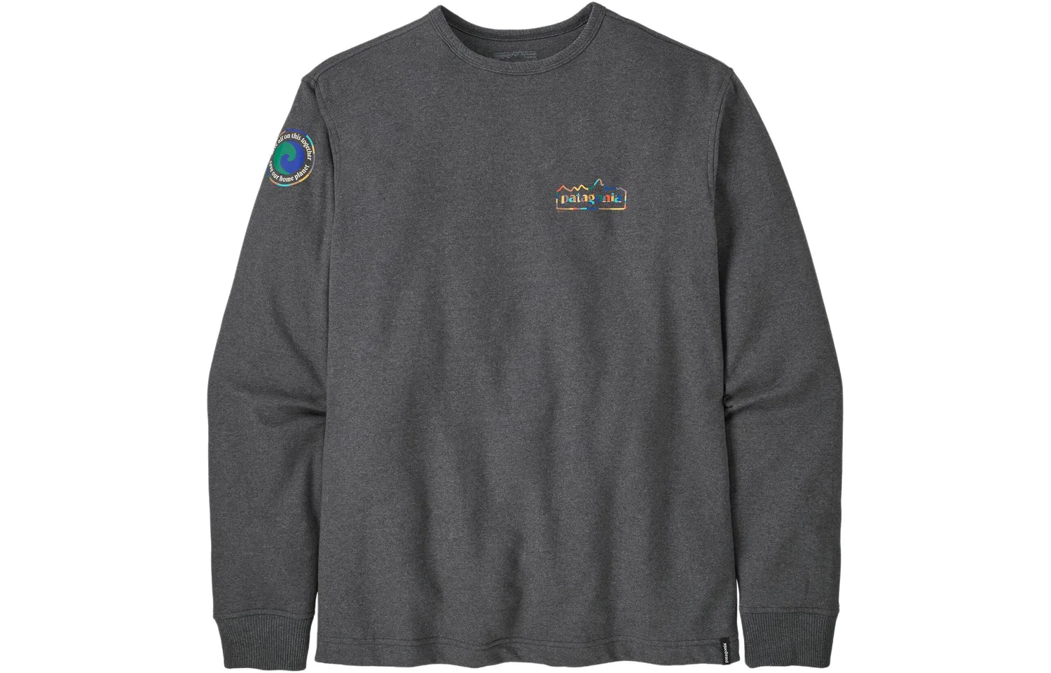 Мужской свитшот с принтом Wildrise Crew Patagonia, Ink Black