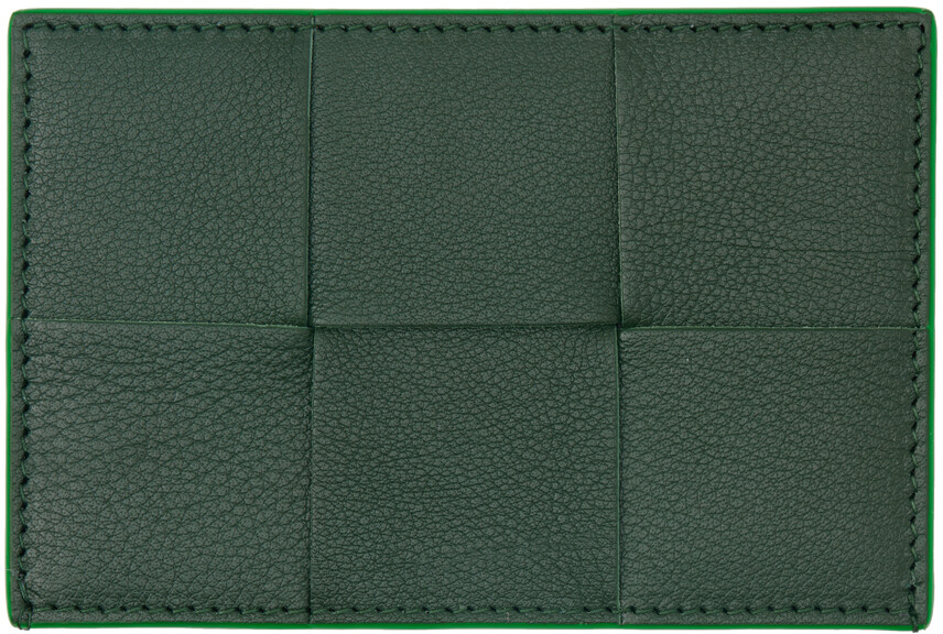 

Держатель зеленой кредитной карты Bottega Veneta