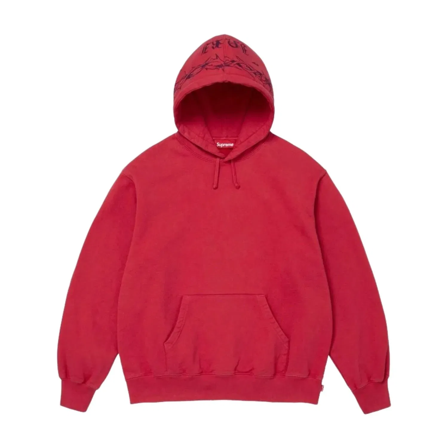 Мужское худи FW26 Forever Hooded Sweatshirt 'Red' Supreme, красный — фото 3