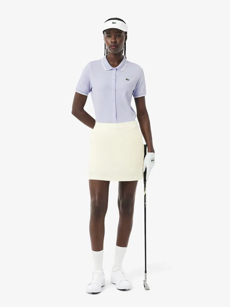 Футболка поло LACOSTE Lavender, женская, классический крой — фото 4