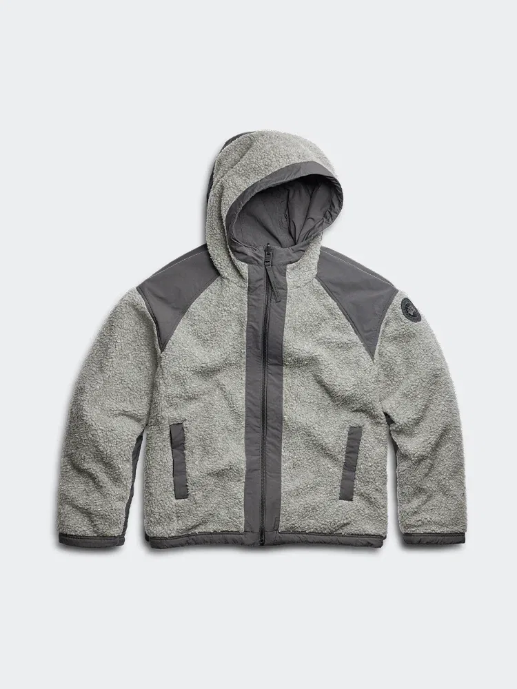 Куртка-бомбер реверсивная флисовая Alberni CANADA GOOSE, Light Gray