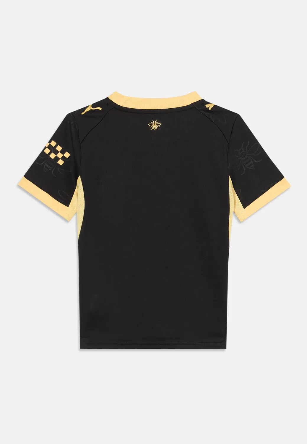 Футболка-Реплика унисекс с принтом выездной формы «Манчестер Сити» Puma, Black/Flaxen — фото 2