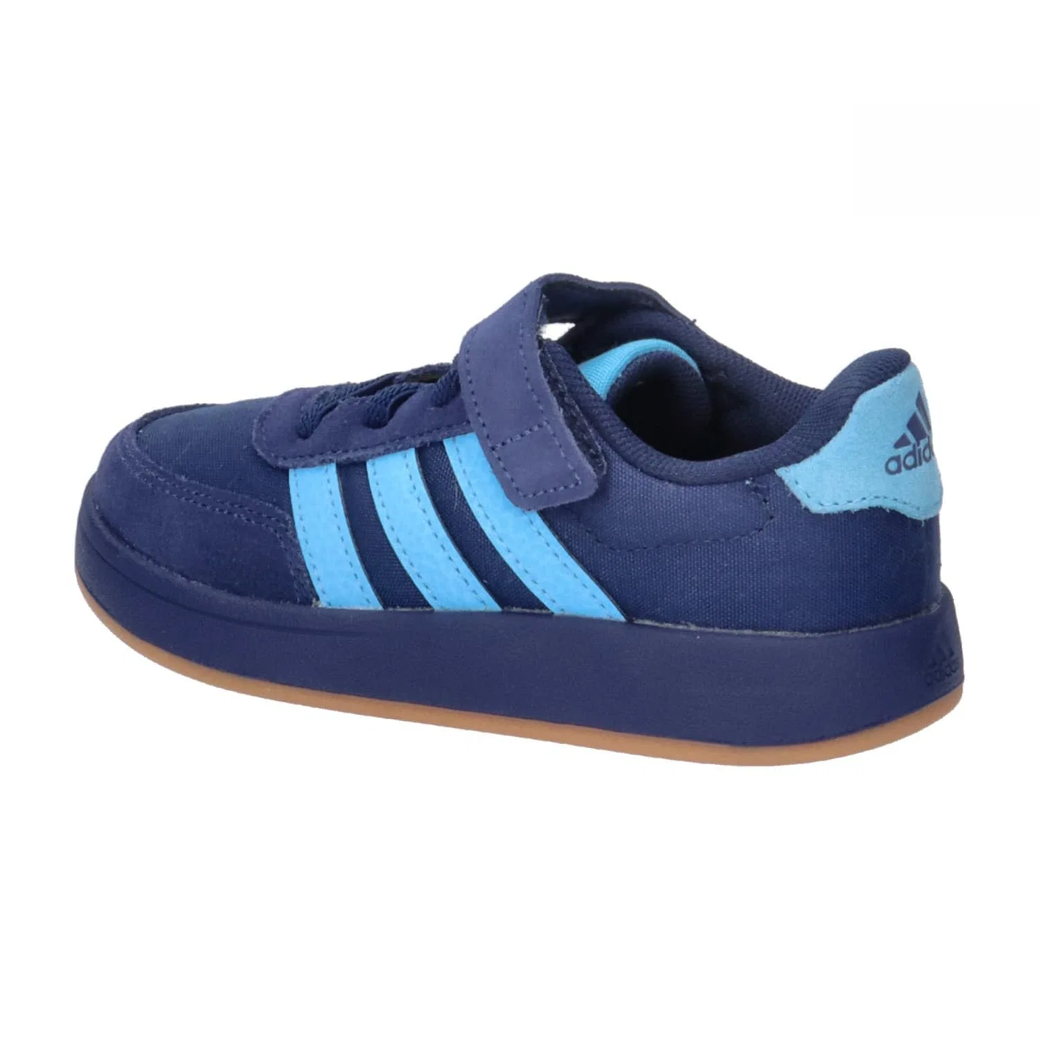 Детские кроссовки для мальчиков с шнуровкой-резинкой Breaknet 2.0 Shoes Kids Adidas, Legendary Ink — фото 3